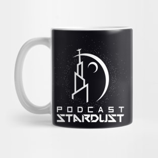 Podcast Stardust White Logo Mug